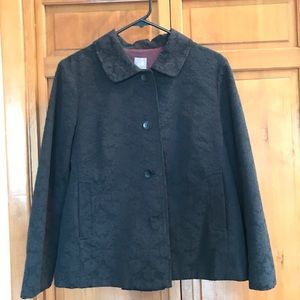 J.Jill black brocade jacket